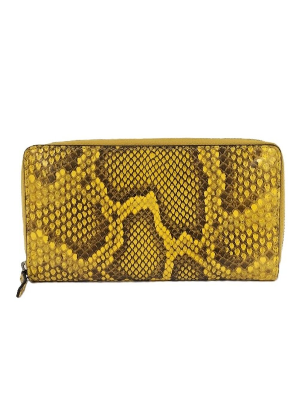 Gucci Zip Around Wallet Leather Yellow
